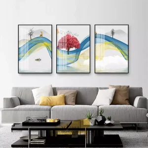 Khám Phá Bức Tranh Bóng Gương Phong Cảnh Đẹp Trừu Tượng Cao Cấp: Hòa Quyện Giữa Nghệ Thuật và Thiên Nhiên