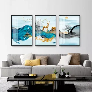 Khám Phá Sự Giao Thoa Giữa Nghệ Thuật và Cảm Xúc Qua Bức Tranh Phong Cảnh Đẹp Trừu Tượng