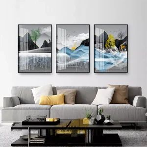 Khám Phá Nét Đẹp Tâm Hồn Qua Bức Tranh Bóng Gương Phong Cảnh Đẹp Trừu Tượng - Tương Tác Giữa Con Người Và Thiên Nhiên