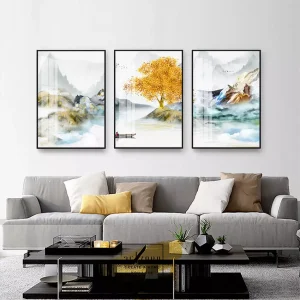Sức Mạnh của Nghệ Thuật Đương Đại: Khám Phá Chiều Sâu Cảm Xúc Qua Bức Tranh Trừu Tượng