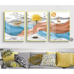 Khám Phá Nghệ Thuật Trừu Tượng Qua Bóng Gương Phong Cảnh Đẹp Cao Cấp - Hành Trình Cảm Xúc Giữa Thiên Nhiên và Tâm Hồn Con Người