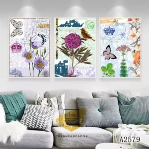 Khám Phá Vẻ Đẹp Tự Nhiên Qua Bức Tranh Canvas: Tự Do và Sống Động của Những Chú Chim Trong Không Gian Nghệ Thuật