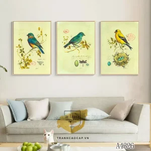 Khám Phá Vẻ Đẹp Tự Nhiên Qua Bức Tranh Canvas: Sự Hòa Quyện Giữa Chim Và Thiên Nhiên
