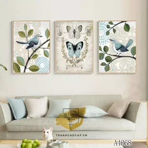 Khám Phá Vẻ Đẹp Của Thiên Nhiên Qua Bức Tranh Canvas Hình Ảnh Chim: Thông Điệp Về Tự Do Và Sự Hòa Hợp