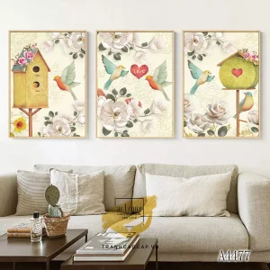 Bức Tranh Canvas 'Chim Thiên Nhiên Đẹp': Biểu Tượng Của Sự Hòa Quyện Giữa Nghệ Thuật Và Thiên Nhiên
