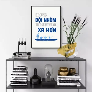 Giải Mã Bức Tranh Động Lực Canvas Khung Composite: Khi Nghệ Thuật Chạm Đến Tâm Hồn