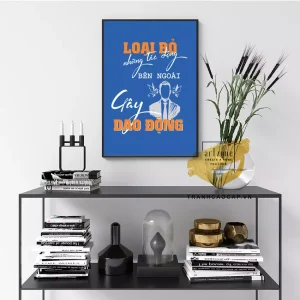 Giải mã sức mạnh bức tranh động lực canvas: Nghệ thuật khơi nguồn cảm hứng sống