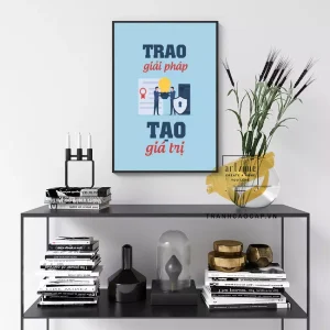 Tranh Động Lực Khung Nhôm: Chạm Nghệ Thuật, Bật Cảm Hứng Cho Văn Phòng