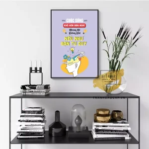 Tranh Động Lực Mica Khung Composite: Nghệ Thuật Đương Đại Khơi Gợi Sức Mạnh Nội Tại