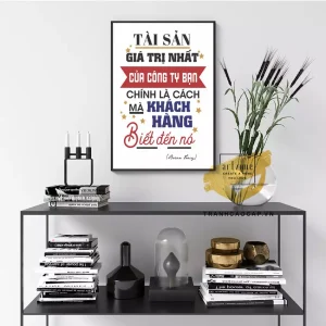 - Tranh treo tường văn phòng: Biểu tượng của sự sáng tạo, tinh thần đồng đội và phát triển bền vững