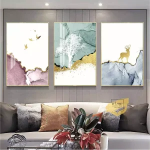 Khám Phá Nghệ Thuật Hiện Đại Qua Bức Tranh Hoa Lá Bóng Gương: Một Hành Trình Giao Thoa Giữa Tự Nhiên và Con Người