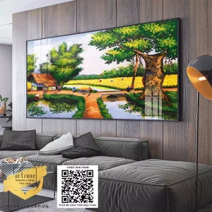 Làng Quê Việt Nam: Khám Phá Vẻ Đẹp Thanh Bình Qua Bức Tranh