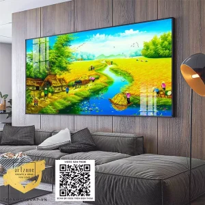 Bức Tranh Miền Quê Việt Nam: Nơi Gửi Gắm Tâm Hồn Dân Tộc & Giá Trị Văn Hóa Vượt Thời Gian