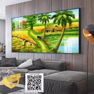 Bức tranh Làng quê Việt Nam: Gìn giữ hồn cốt văn hóa dân tộc