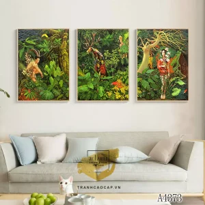 Bức Tranh Phong Cảnh Thiên Nhiên: Hòa Quyện Giữa Nghệ Thuật Vintage và Thông Điệp Bảo Vệ Môi Trường