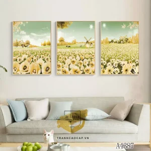 Nét Đẹp Thiên Nhiên Qua Bức Tranh Vintage: Hài Hòa Giữa Con Người và Môi Trường