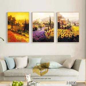 Hòa Quyện Giữa Thiên Nhiên và Nghệ Thuật: Ý Nghĩa Từ Bức Tranh Sơn Dầu Vintage