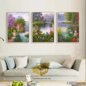 Khám Phá Bức Tranh 'Phong Cảnh Thiên Nhiên': Nghệ Thuật Vintage Gợi Nhắc Về Sự Hoà Hợp Giữa Con Người và Thiên Nhiên