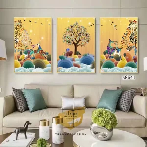 Hài Hòa Giữa Thiên Nhiên và Nghệ Thuật: Bức Tranh Tượng Trưng Cho Sự Kết Nối Con Người