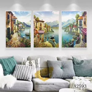 Hòa Quyện Nghệ Thuật và Thiên Nhiên: Bức Tranh Vintage Khắc Họa Vẻ Đẹp Bình Dị và Triết Lý Cuộc Sống