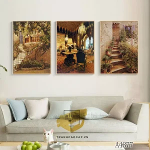 Bức Tranh Phong Cảnh Sơn Dầu Vintage: Khám Phá Sự Kết Nối Giữa Nghệ Thuật và Thiên Nhiên