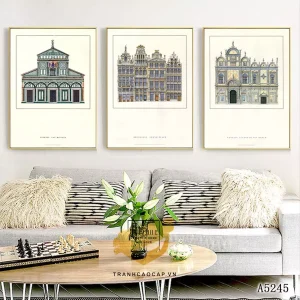 Sự Hòa Quyện Giữa Thiên Nhiên và Nghệ Thuật Trong Bức Tranh Vintage: Một Không Gian Bình Yên và Đầy Ý Nghĩa