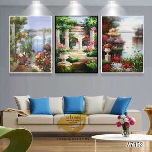 Khám Phá Bức Tranh Phong Cảnh Sơn Dầu Vintage: Hòa Quyện Giữa Thiên Nhiên và Thế Giới Cổ Điển