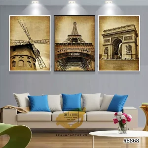 Bức Tranh Phong Cảnh Sơn Dầu Vintage: Sự Giao Thoa Giữa Nghệ Thuật và Thiên Nhiên