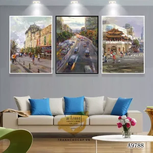 Bức Tranh Thiên Nhiên Vintage: Kết Nối Tâm Hồn và Môi Trường Trong Không Gian Sống Hiện Đại