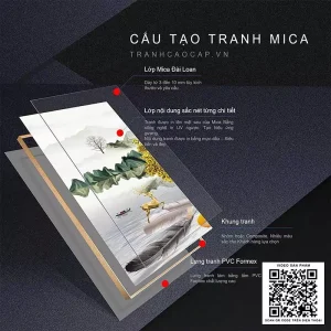 Khám Phá Sự Kết Hợp Giữa Nghệ Thuật Hiện Đại và Vật Liệu Mica Trong Bức Tranh Trừu Tượng: Hành Trình Cảm Xúc và Tương Tác Ánh Sáng