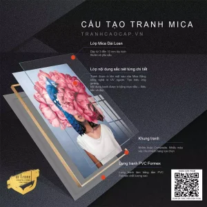Tranh Mica Nghệ Thuật: Câu Chuyện Của Ánh Sáng Và Cảm Xúc Trong Không Gian Sống
