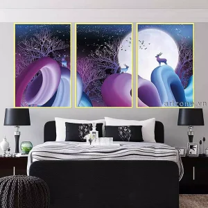 Tranh Mica Bóng Gương: Giao Thoa Giữa Nghệ Thuật và Không Gian Sống Hiện Đại
