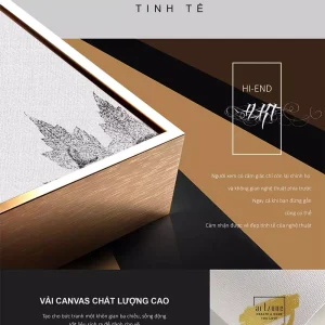 Sự Giao Thoa Giữa Vẻ Đẹp Tự Nhiên và Nghệ Thuật Đương Đại: Khám Phá Tác Phẩm Tranh Treo Tường Độc Đáo