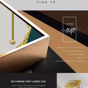 Sự Hài Hòa Giữa Nghệ Thuật và Không Gian: Khám Phá Bức Tranh Hiện Đại Từ Chất Liệu Mica