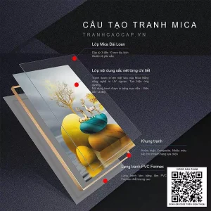 Bức Tranh Mica Nhẹ Nhàng: Tinh Tế Nghệ Thuật Hiện Đại Gắn Kết Con Người Với Thiên Nhiên