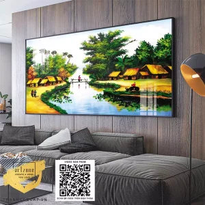 Bức Tranh Làng Quê Việt Nam: Nơi Giao Hòa Văn Hóa và Tâm Hồn Dân Tộc