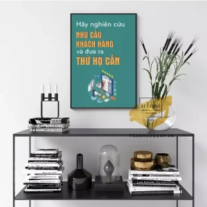 Tranh Treo Tường Slogan: Khơi Nguồn Cảm Hứng Sống Tích Cực & Đột Phá Không Gian