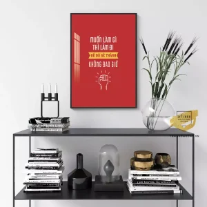 Tranh slogan động lực: Nguồn cảm hứng nghệ thuật cho cuộc sống tích cực