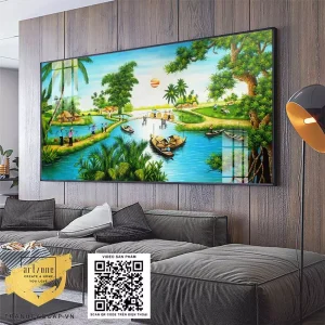 Bức Tranh Làng Quê Việt Nam: Nét Đẹp Giản Dị Khơi Gợi Hồn Quê