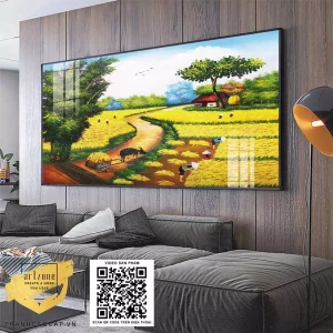 Tranh Làng Quê Việt Nam: Vẻ Đẹp Bình Dị, Tâm Hồn Dân Tộc