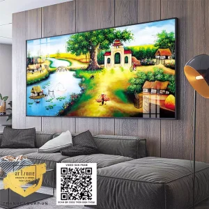 Tranh Làng Quê Việt Nam: Bản Giao Hưởng Văn Hóa và Ký Ức