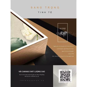 Hoa Sen và Cá Chép: Biểu Tượng Triết Lý Sống Trong Tranh Treo Tường