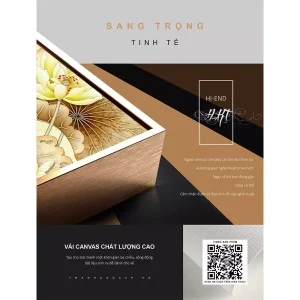 Tranh Hoa Sen Vàng Cá Chép: Biểu Tượng Văn Hóa và Phong Thủy Cát Tường