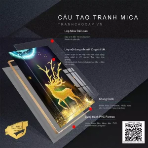 Hươu Vàng Hoàng Kim Dưới Ánh Trăng: Tuyệt Tác Nghệ Thuật Khơi Gợi Cảm Xúc Sâu Sắc