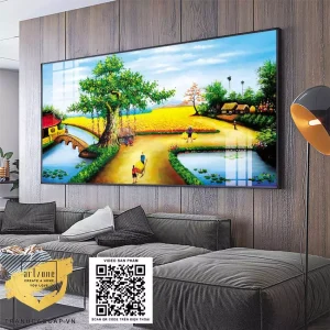 Tuyệt Tác Tranh Làng Quê Việt Nam: Nét Đẹp Giao Thoa Giữa Truyền Thống và Hiện Đại