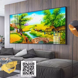 Làng Quê Việt Nam: Bức Tranh Nghệ Thuật Khơi Gợi Ký Ức Tuổi Thơ