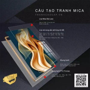 Khám phá thế giới nội tâm qua bức tranh trừu tượng sang trọng