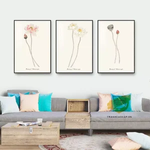 Sắc đẹp và Ý nghĩa của Bức Tranh Hoa Sen trong Nghệ Thuật và Cuộc Sống