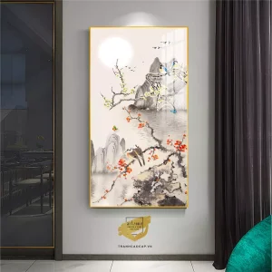 Bức Tranh Phong Cảnh Trừu Tượng Bong Bóng Gương: Khám Phá Vẻ Đẹp Đa Chiều Của Cuộc Sống