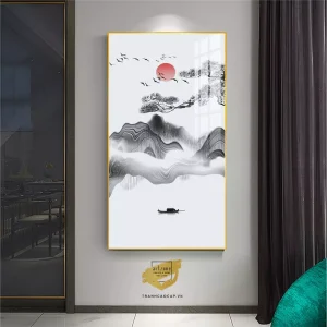 Giải mã bức tranh phong cảnh trừu tượng: Nơi cảm xúc và triết lý sống giao thoa